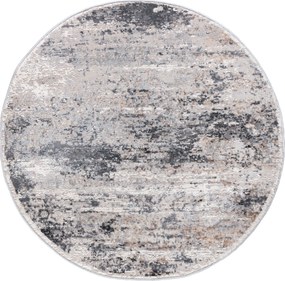 TA Koberec G509A WHITE/D_VIZON PORTLAND KOLO Biely Okrúhly Rozmer: 200x200 cm