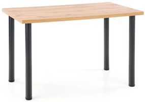 Jedálenský stôl Modex 2 120 - dub wotan / čierna