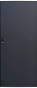 Plechové dvere 80, pravé, antracit