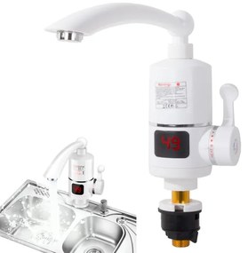 Drezová - umývadlová batéria, prietokový ohrievač vody s LCD 3000W