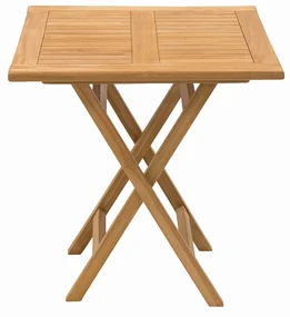Deokork Záhradný skládací stôl ILLA 70x70 cm (teak)