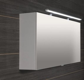 Sapho Sapho, CLOE galérka s LED osvetlením, 120x50x18cm, biela, CE120-0030