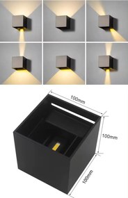 ECOLIGHT LED fasádna lampa - 7W - IP65 - neutrálna biela