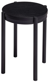 Hübsch Drevená stolička Oto Black