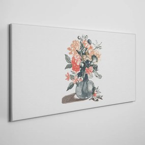 Obraz na plátne Kresba kvetín závod