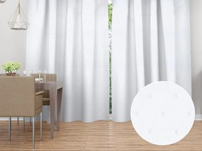 Biante Dekoračný záves TF-084 Obdĺžničky na bielom 150x180 cm