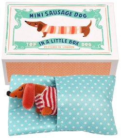 Plyšová hračka Mini Sausage Dog in a Little Box – Rex London