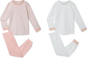 Detské pyžamá, 2 ks, ružové