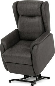 Polohovacie kreslo čierne, elektrické TV-L8902 BK3