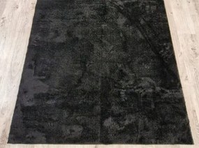 HU Koberec Plush Deluxe Antracitový Rozmer: 60x100 cm