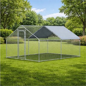 Výbeh pre sliepky BestBerg BBCH‑9 / 9 m² / 300 × 300 × 195 cm / kurník