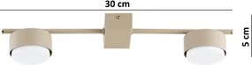 Brilagi - LED bodové svietidlo MONO 2xGX53/30W/230V béžové