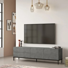 TV stolík Ove III 170 cm sivý