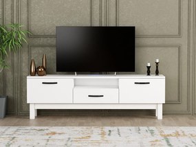 TV stolík/skrinka Kedime (biela) . Vlastná spoľahlivá doprava až k Vám domov. 1095381