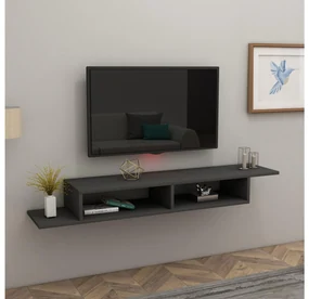 Závesný TV stolík Tuloli (antracit) . Vlastná spoľahlivá doprava až k Vám domov. 1095086