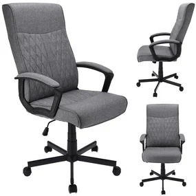 Dekorstudio Kancelárske otočné kreslo COMFORT - sivé