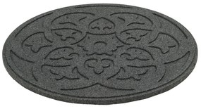 Dekoratívny záhradný nášľap ORNAMENT, sivý, obojstranný, okrúhly MHEU5000061