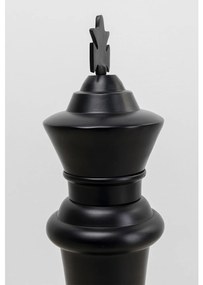 Chess Queen dekorácia čierna 60 cm