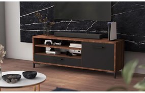 TV skrinka/stolík Cascade  (orech + čierna). Vlastná spoľahlivá doprava až k Vám domov. 1098748