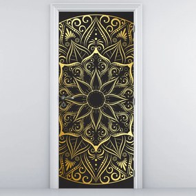 Fototapeta na dvere - Zlatá abstrakcia (95x205cm)