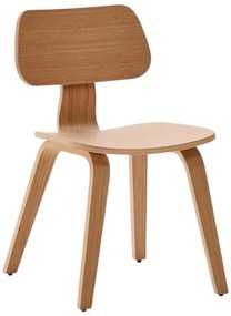 Jedálenská stolička v dekore duba v prírodnej farbe Gena – Kave Home