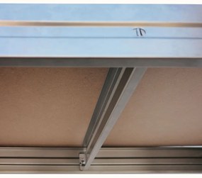 Kovový regál BULLRACK RIVET, 200x180x60 cm, 4x DTD polica, 600 kg na policu, zinok