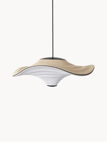 Závesné LED-svietidlo z prírodného vlákna Flying