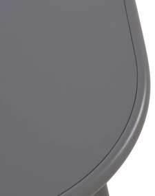 Konferenčný stolík Velva - v45 x 80 x 45 cm - Tmavo sivá