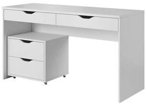 Písací stôl JADE biela 140cm