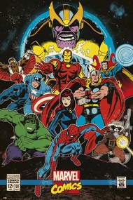 Plagát, Obraz - Marvel Comics - Infinity Retro, (61 x 91.5 cm)