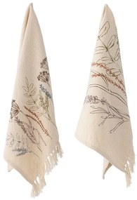 Bavlnené utierky v súprave 2 ks 45x70 cm Bea – Bloomingville