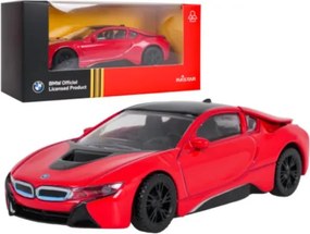 Model auta BMW i8 1:43 RASTAR červené