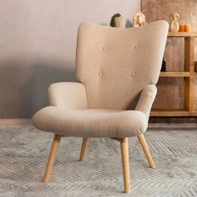 Kreslo MOSS béžové 862347