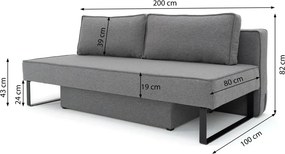 ROZKLADACIA POHOVKA DELIA 200 cm FARO 23