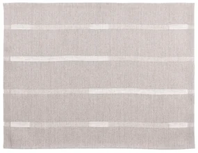 Ľanové prestieranie Linnea 46x32, ľan-biele