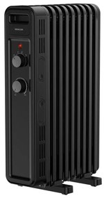 Sencor - Olejový radiátor so 9 rebrami 800/1200/2000W/230V čierna