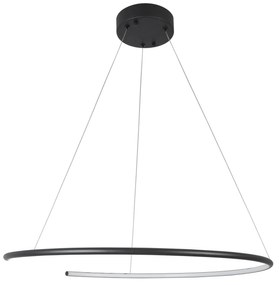 LED luster Breda 70 čierne