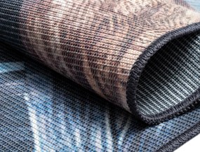 My Flair, Kusový koberec Isak CA30020 blau – na von aj na doma, 160x230, viacfarebná, chodba / predsieň