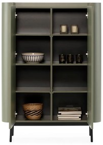 Zelená skrinka 100x140x40 cm Willa – MOME