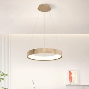 Brilagi - LED stmievateľný luster na lanku FALCON MODERN LED/30W/230V 40 cm béžový + diaľkové ovládanie