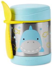 Skip Hop - Termoska na jedlo s lyžičkou/vidličkou ZOO 325 ml žralok AG0424