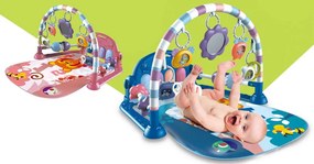 Hracia podložka klavír- rôzne typy, ružová