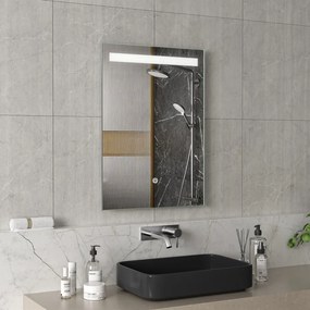 Erga Scarlet, obdĺžnikové LED zrkadlo 50x70cm, 345 lm, predné osvetlenie, ERG-V01-128-5070-00