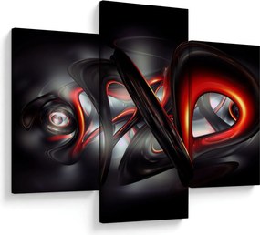 Obraz abstrakcie (90x60 cm)