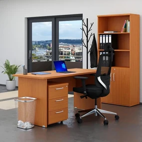 Zostava kancelárskeho nábytku Visio 2, 160 cm, čerešňa