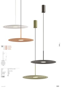 Redo 01-3044 - LED luster na lanku LAKE LED/13W/230V CRI 90 pr. 50 cm biely