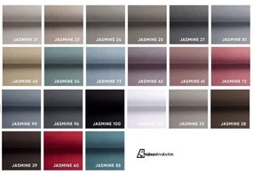 EDGAR ČALÚNENÁ MANŽELSKÁ POSTEĽ 180X200 ČIERNA EKO-KOŽA