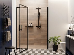 Kuchinox Sprchový komplet Cubi s termostatickou batériou - PKU_70TD, čierna mat