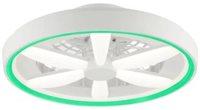 Brilliant - LED RGBW Stropný ventilátor so svetlom GAIANO LED/48W/230V biela + DO