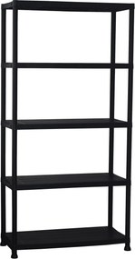 CH 5- policový plastový úložný regál Radom 90 x 40 x 180 cm